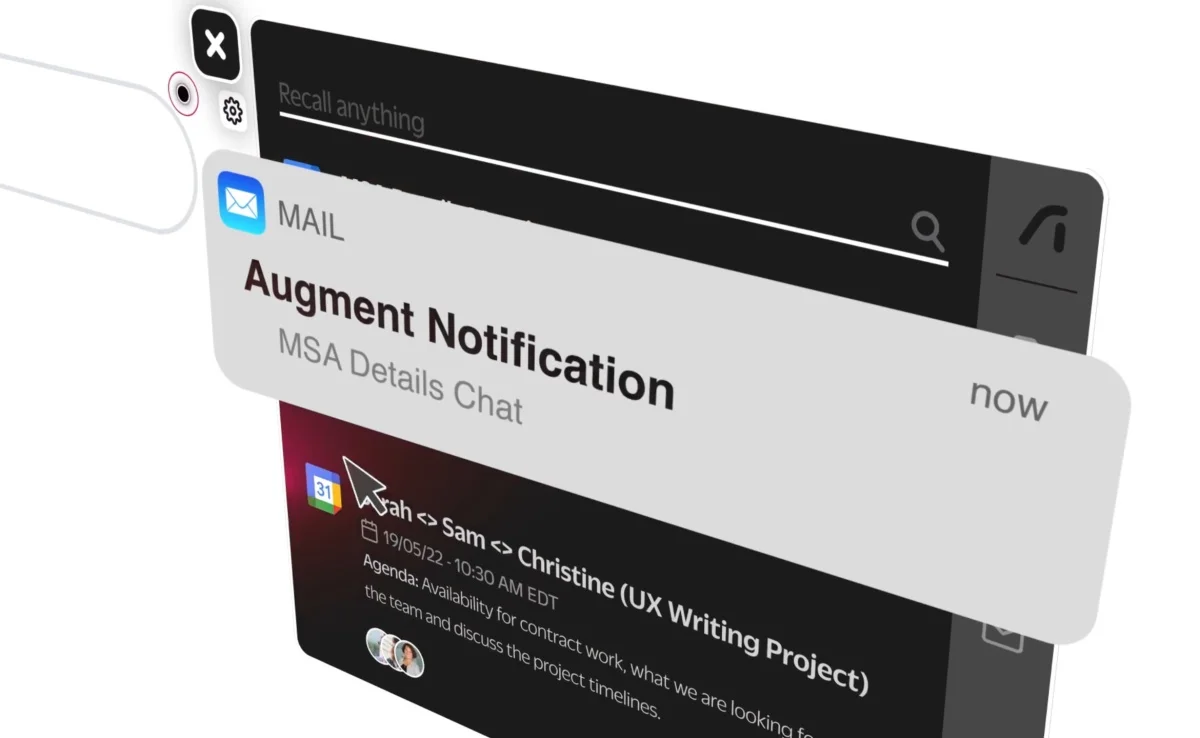 Augment's personal AI assistant could help you keep track of a scattered digital life • TechCrunch